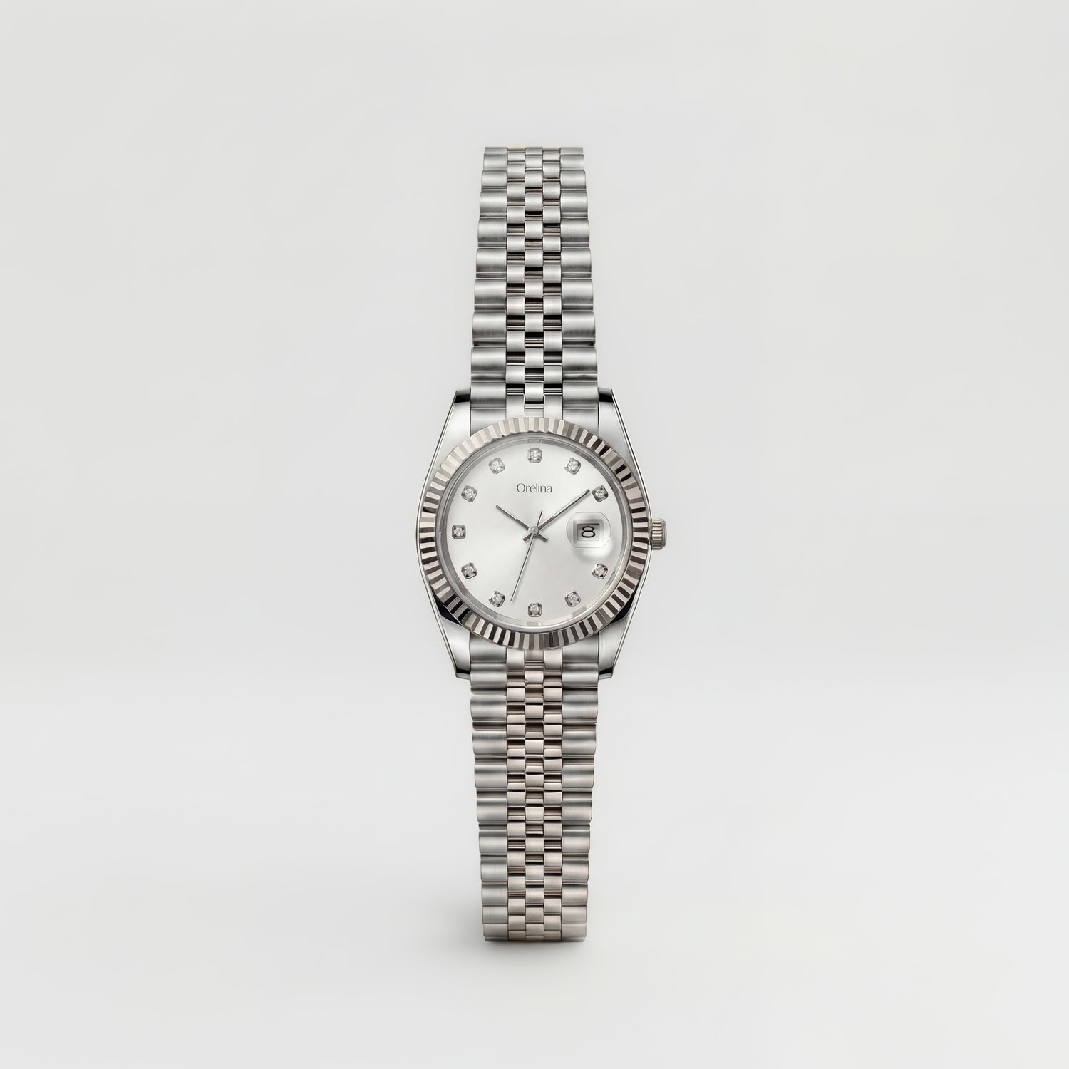 The Luna Watch - Classic Silver Blanc