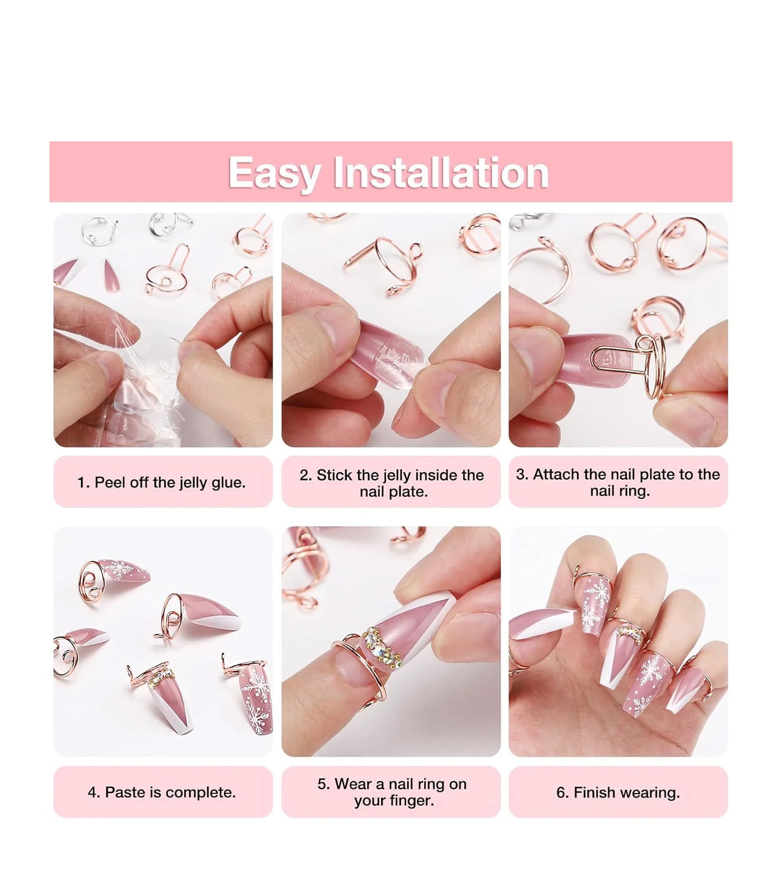 Nail Rings by Orélina