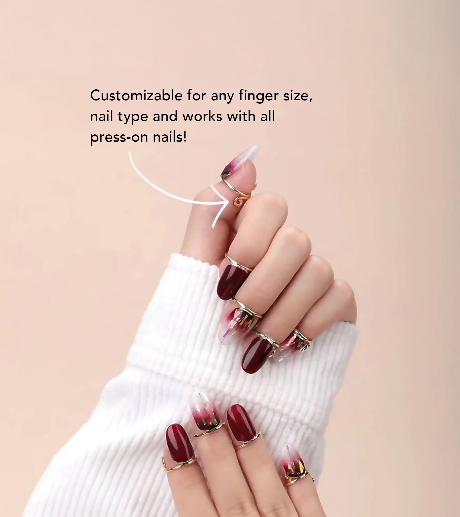 Nail Rings by Orélina
