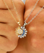 Sun & Moon Matching Necklace